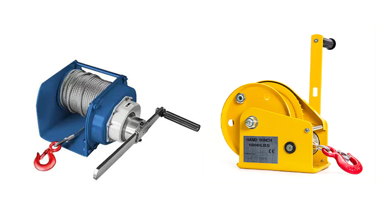 手動クランクウインチのセルフロック機能の利点は何ですか?