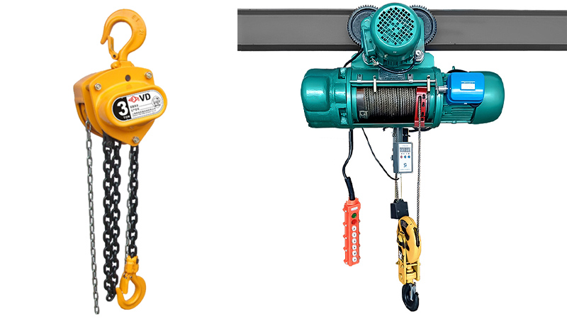 手動ホイストと電動ホイストのどちらを選択すればよいですか?