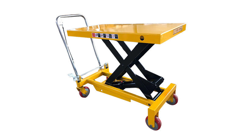 油圧昇降プラットフォームは穀物選別作業場で使用されています