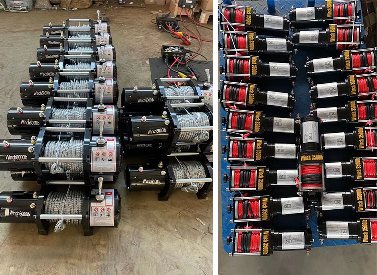 Electric Winch with Remote Control