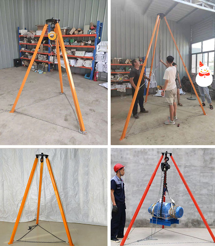 Hand Cranked Lifting Tripod